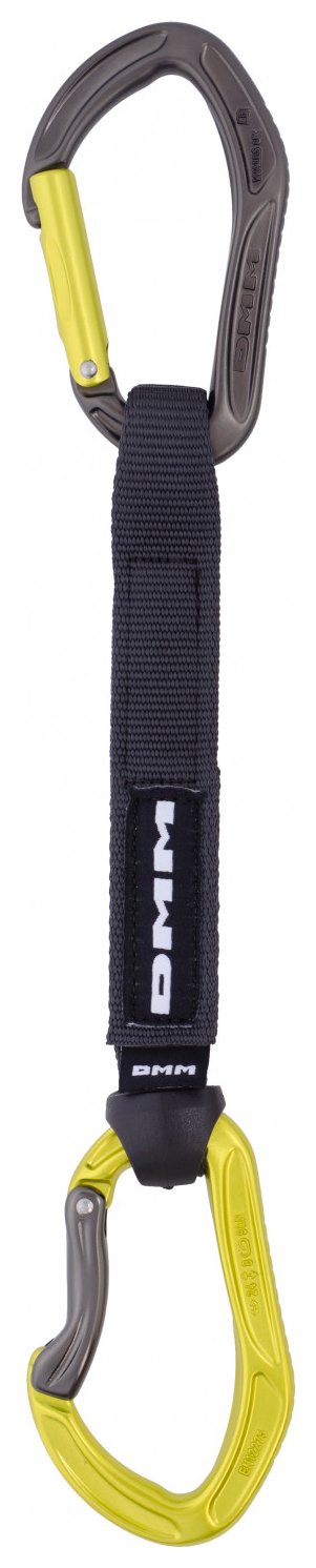 Alpha Sport Quickdraw (18cm) - lime, quickdraws - 6 pack