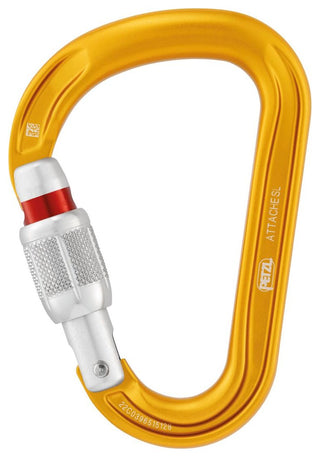 Charger l'image dans la galerie, Attache Screw-Lock - jaune, mousqueton à verrouillage à vis