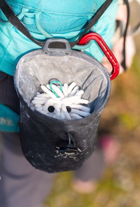Chalktopus, pofverdeler
