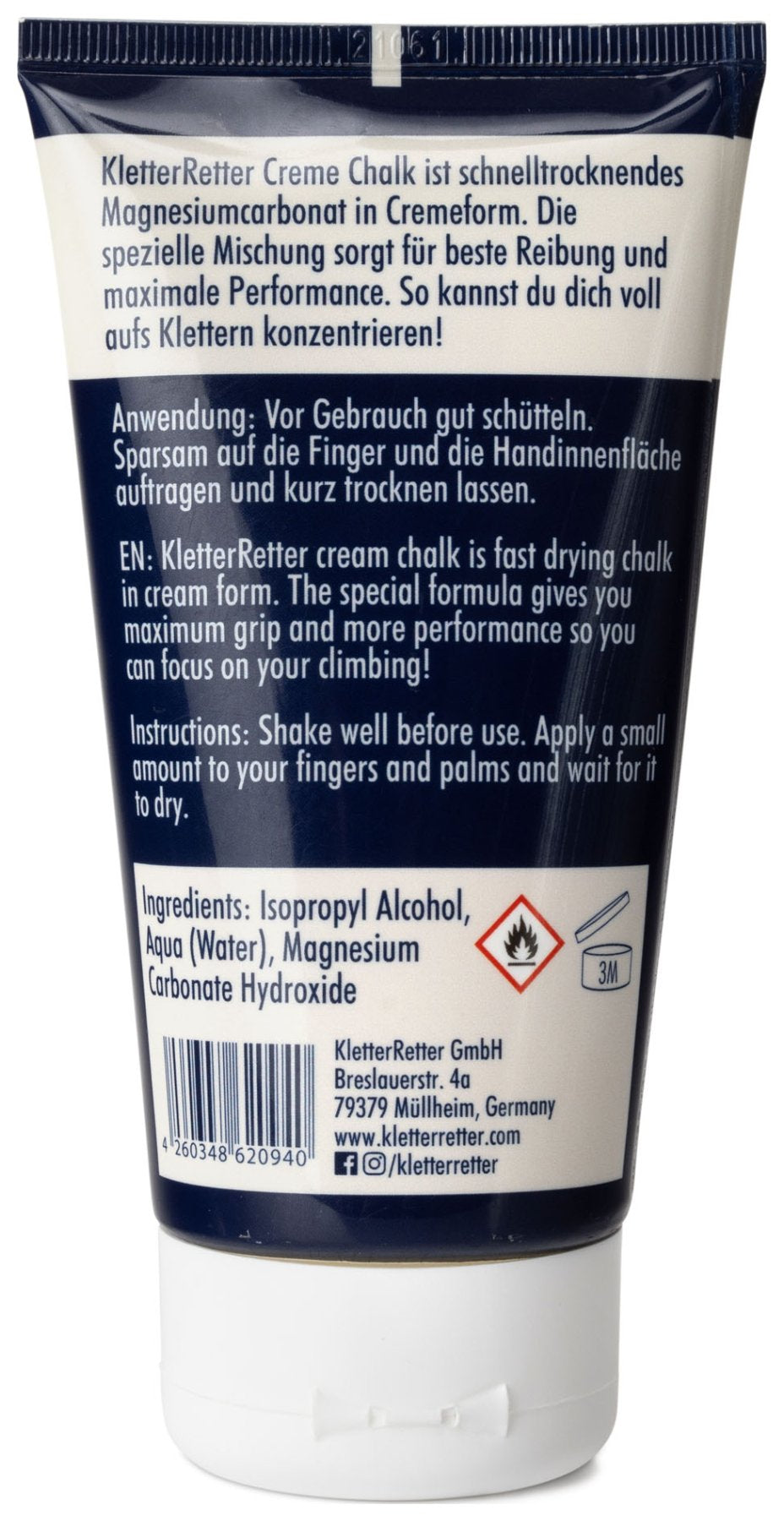 Cream Chalk (150ml), magnésie liquide