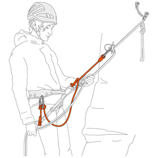 Load image into Gallery viewer, Dual Connect Adjust - blue, adjustable double lifeline