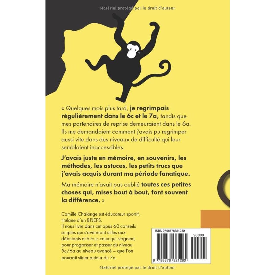 Grimper en confiance (Frans), trainingsboek