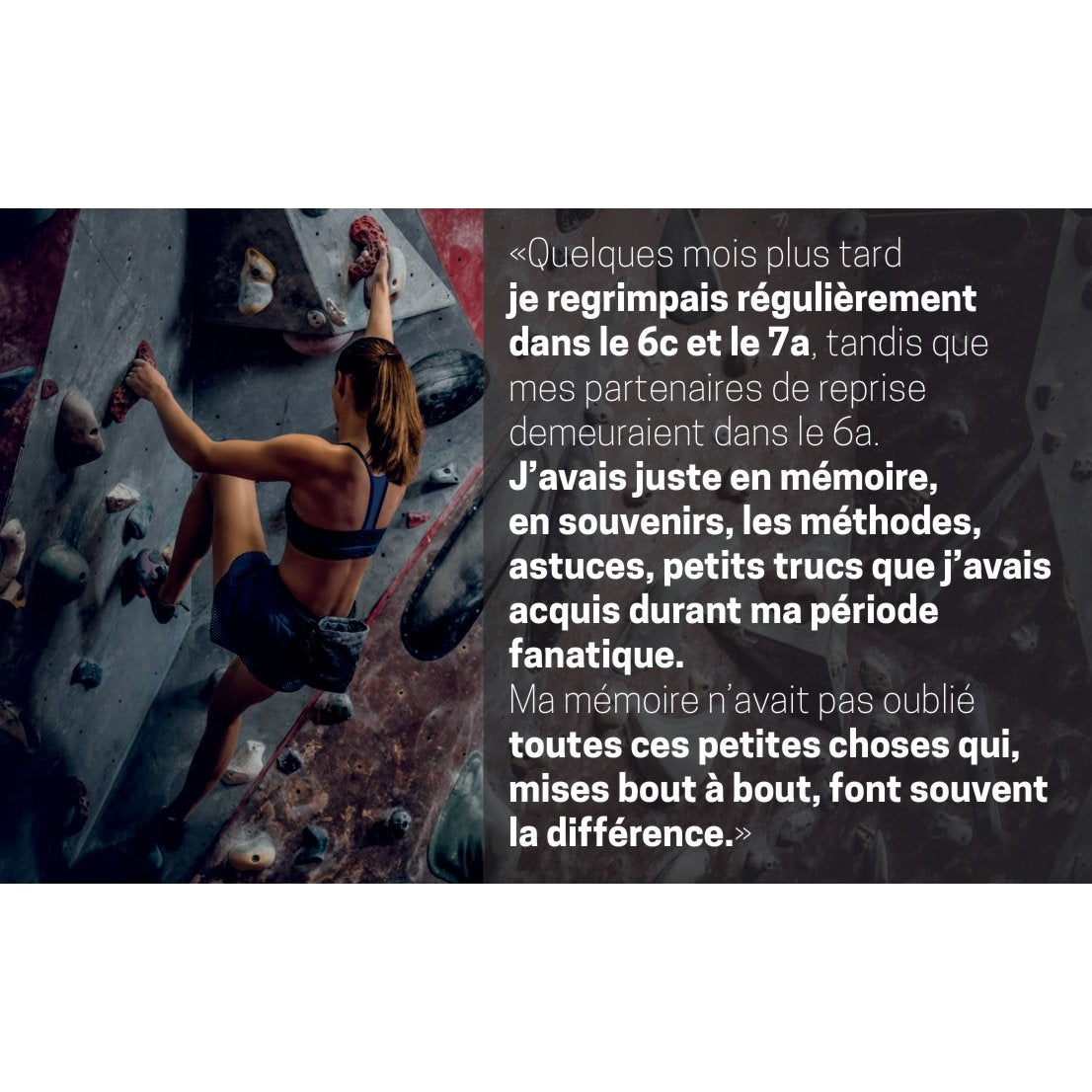 Grimper en confiance (Frans), trainingsboek