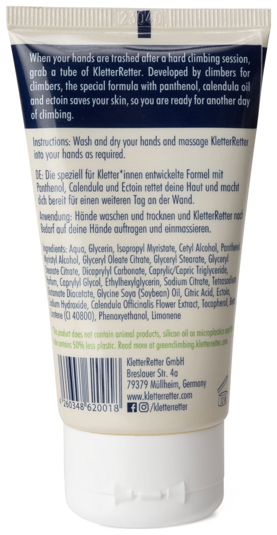 Hand Cream (75ml), huidverzorging voor klimmers