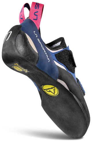 Afbeelding in Gallery-weergave laden, Katana Woman (2023) - wit/storm blauw, dames klimschoenen