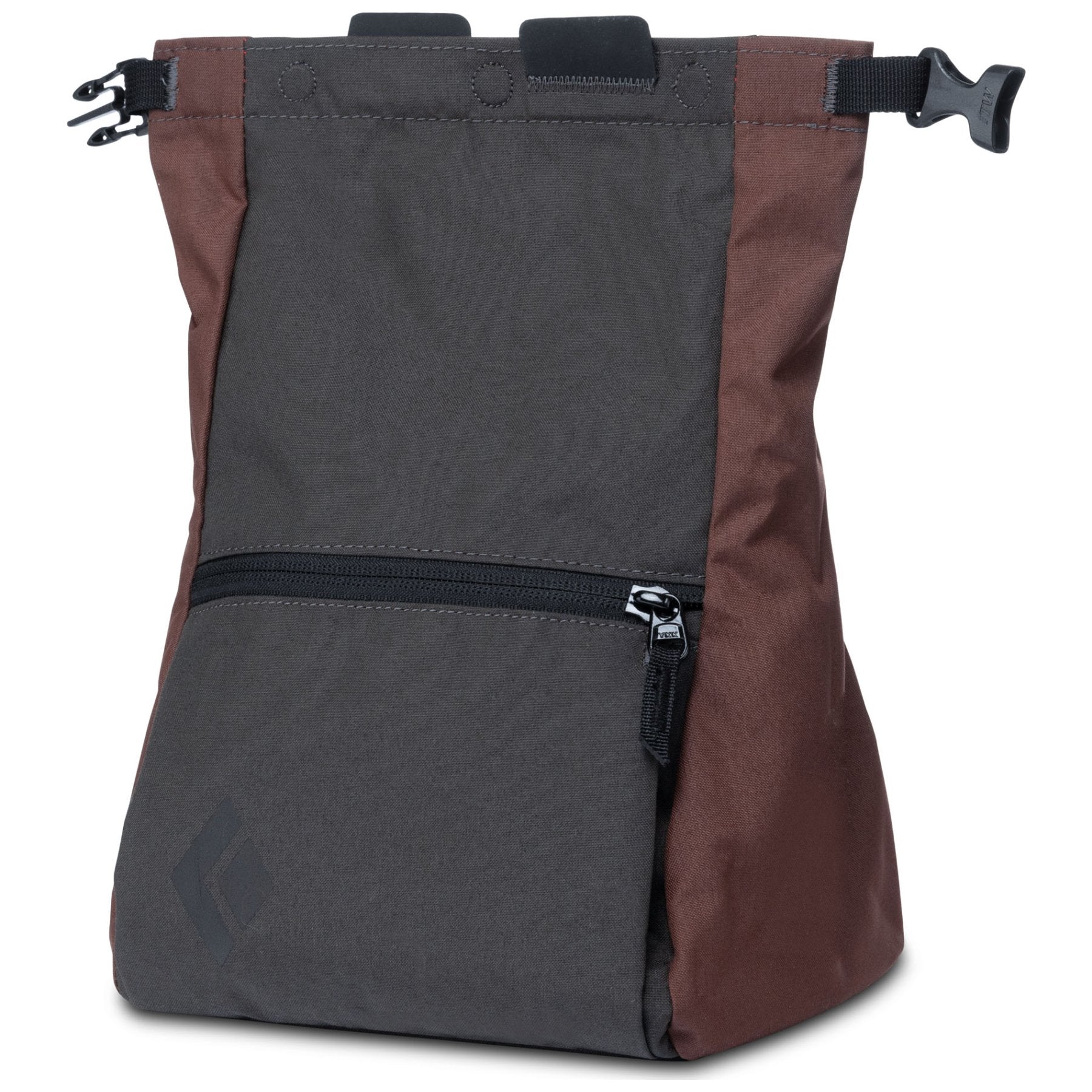 Mondo - bourgogne/gris, sac à magnésie escalade