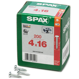Load image into Gallery viewer, Spax T20 (4x16mm), round head screws