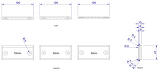 Charger l'image dans la galerie, Switchblade Edges, poignées d'entraînement