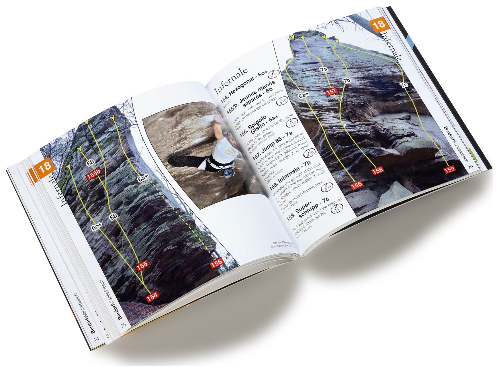 Berdorf Wanterbaach & Audun-Le-Tiche (2023), topo guide escalade