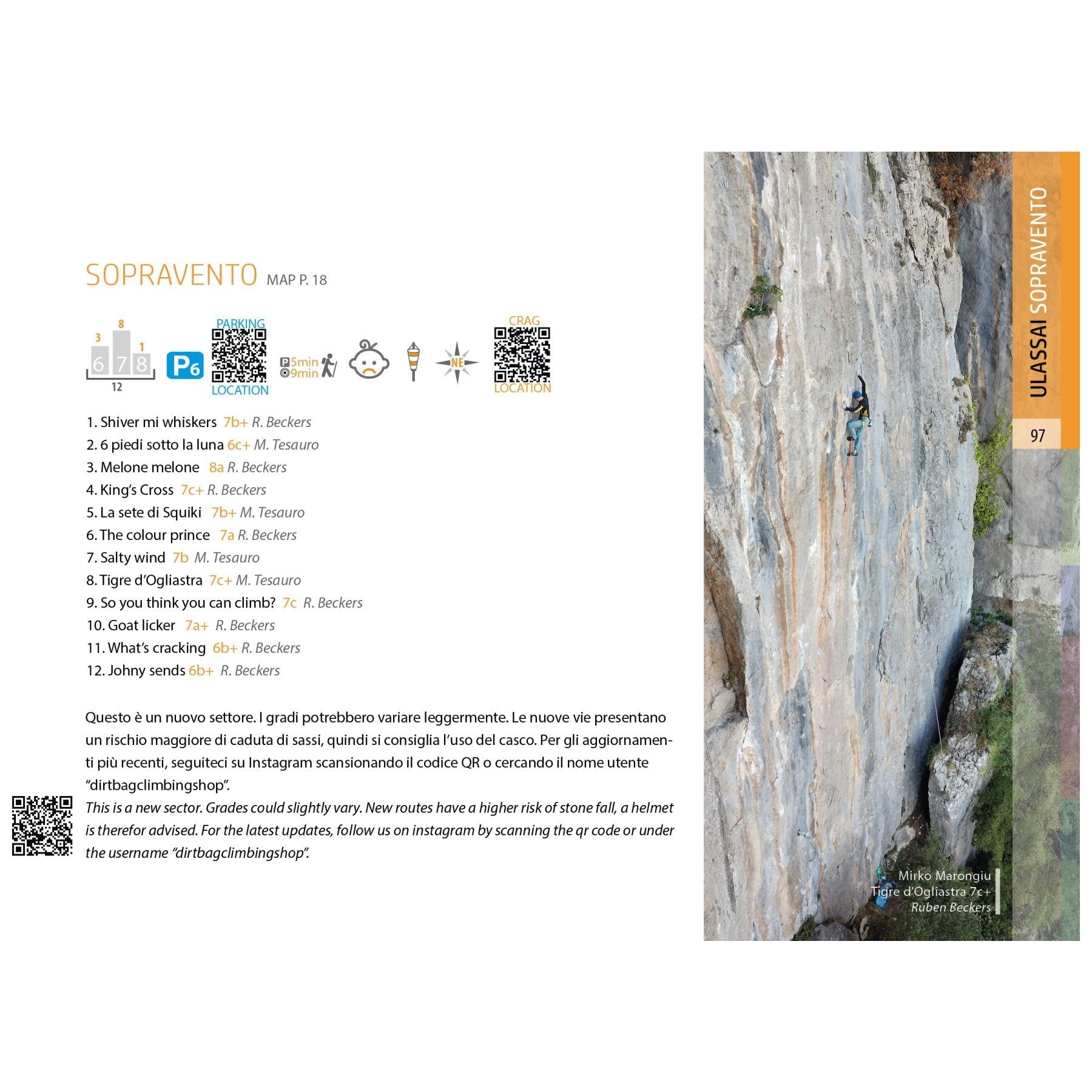 Ulassai (2025), climbing guidebook
