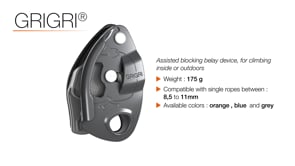 Load and play video in Gallery viewer, GRIGRI - blue, belay device by Petzl.
