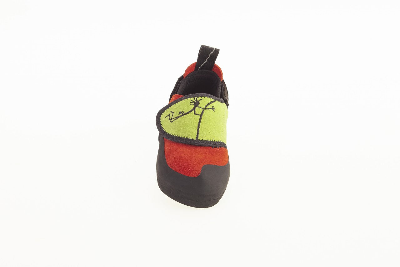 Ninja Junior - rouge/vert, chaussons d'escalade enfant