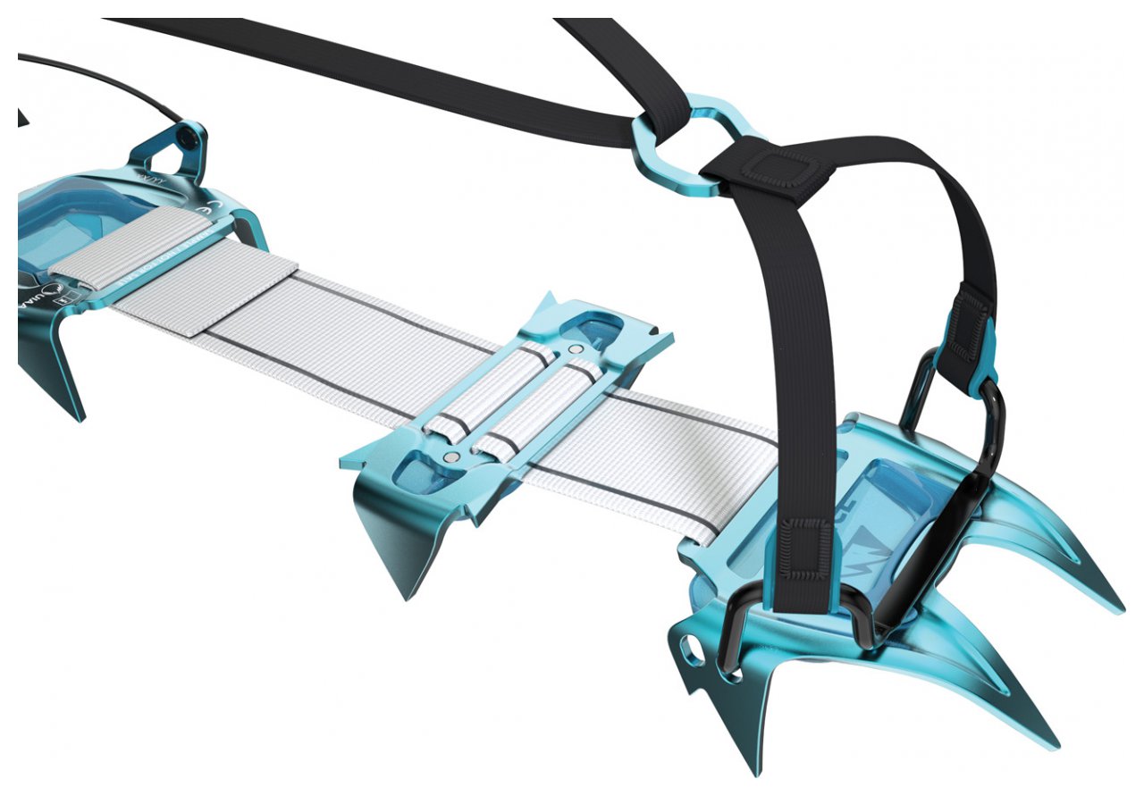 Harfang Tour, crampons en aluminium