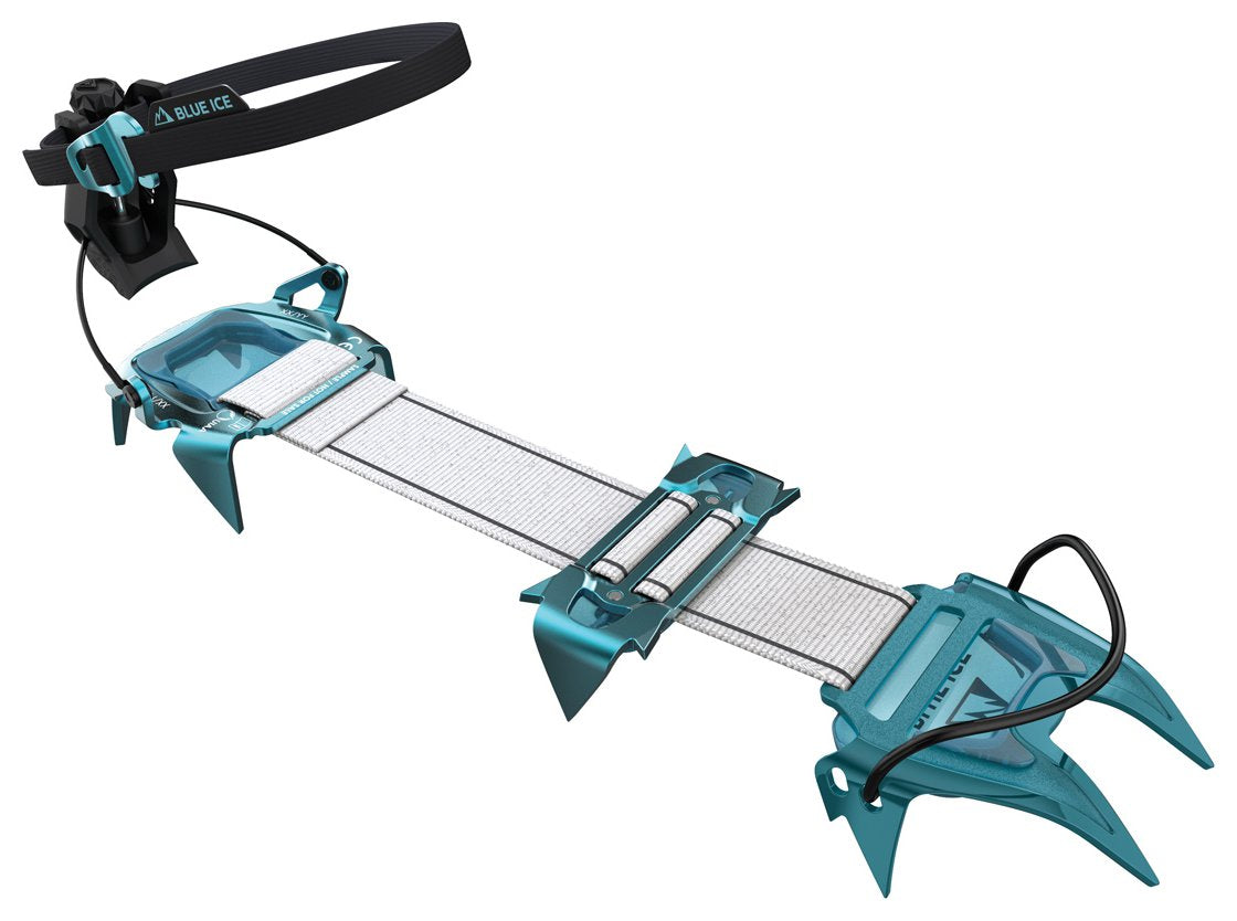Harfang Tour, crampons en aluminium