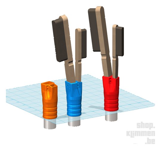 Triple Tube, brosse télescopique escalade