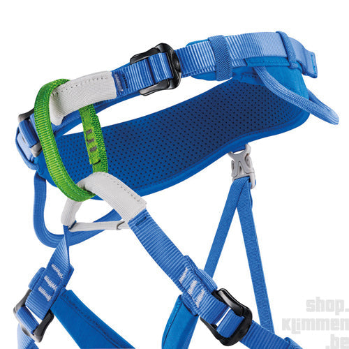 Macchu - bleu, baudrier d'escalade pour enfants