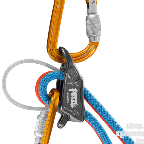 Reverso - grey, belay device