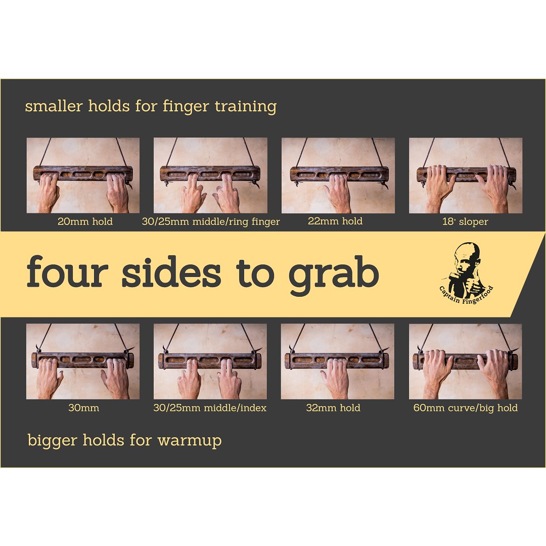 Das 180, portable hangboard