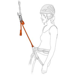 Load image into Gallery viewer, Connect Adjust - orange, adjustable lifeline
