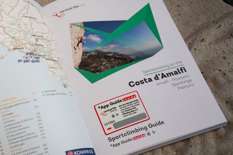 Costa D'Amalfi sportclimbing (2014), guidebook