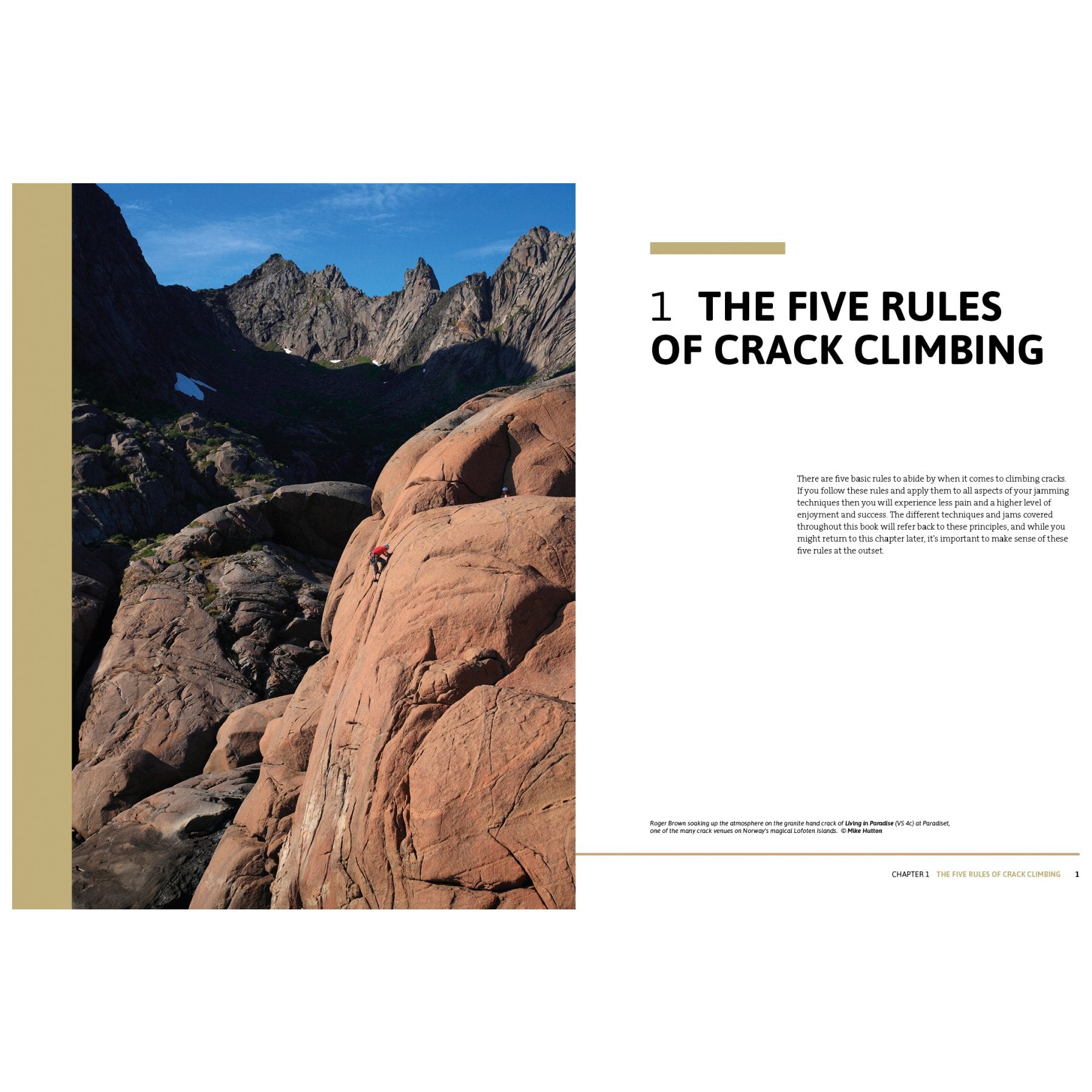 Crack climbing, training guide