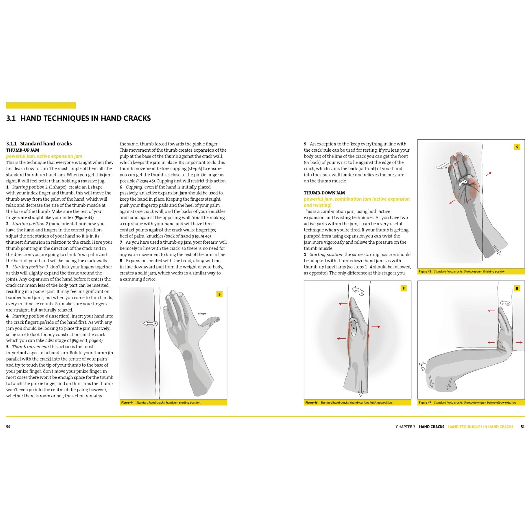 Crack climbing, training guide