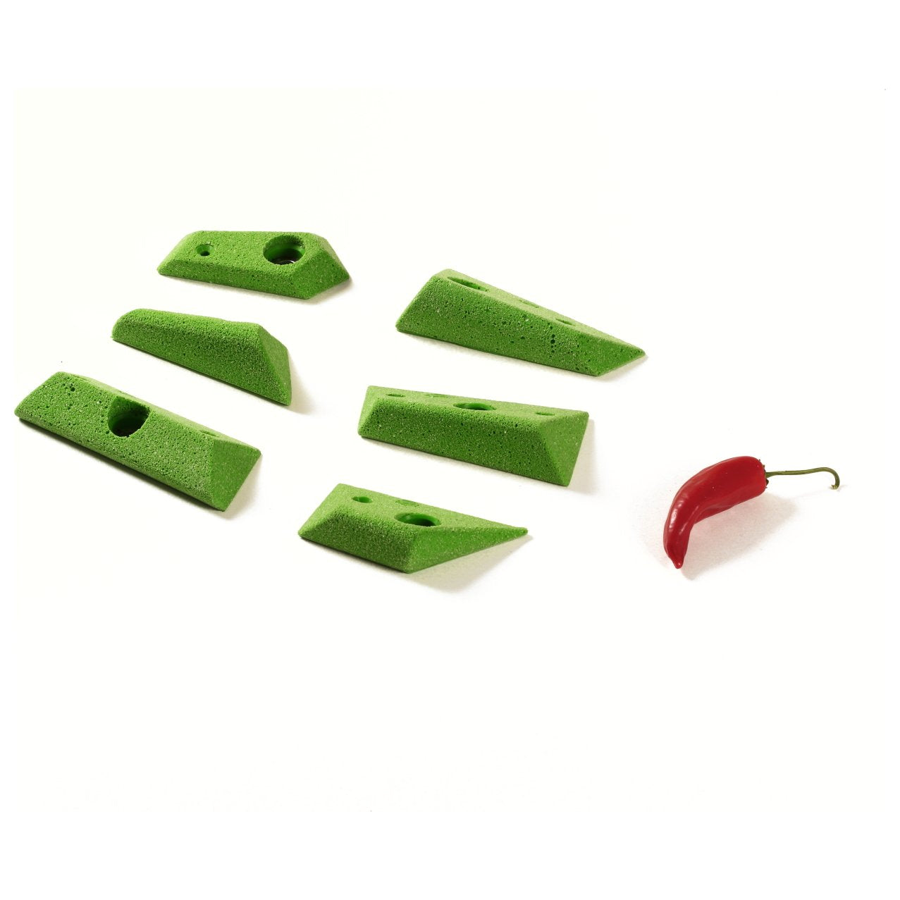 Geo - complete, full climbing holds set