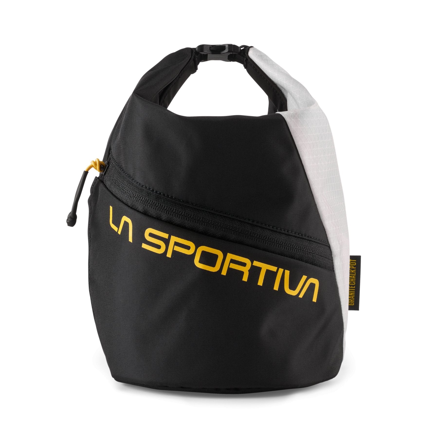 Granite Chalk Pot - Chalk/Black, boulder chalk bag