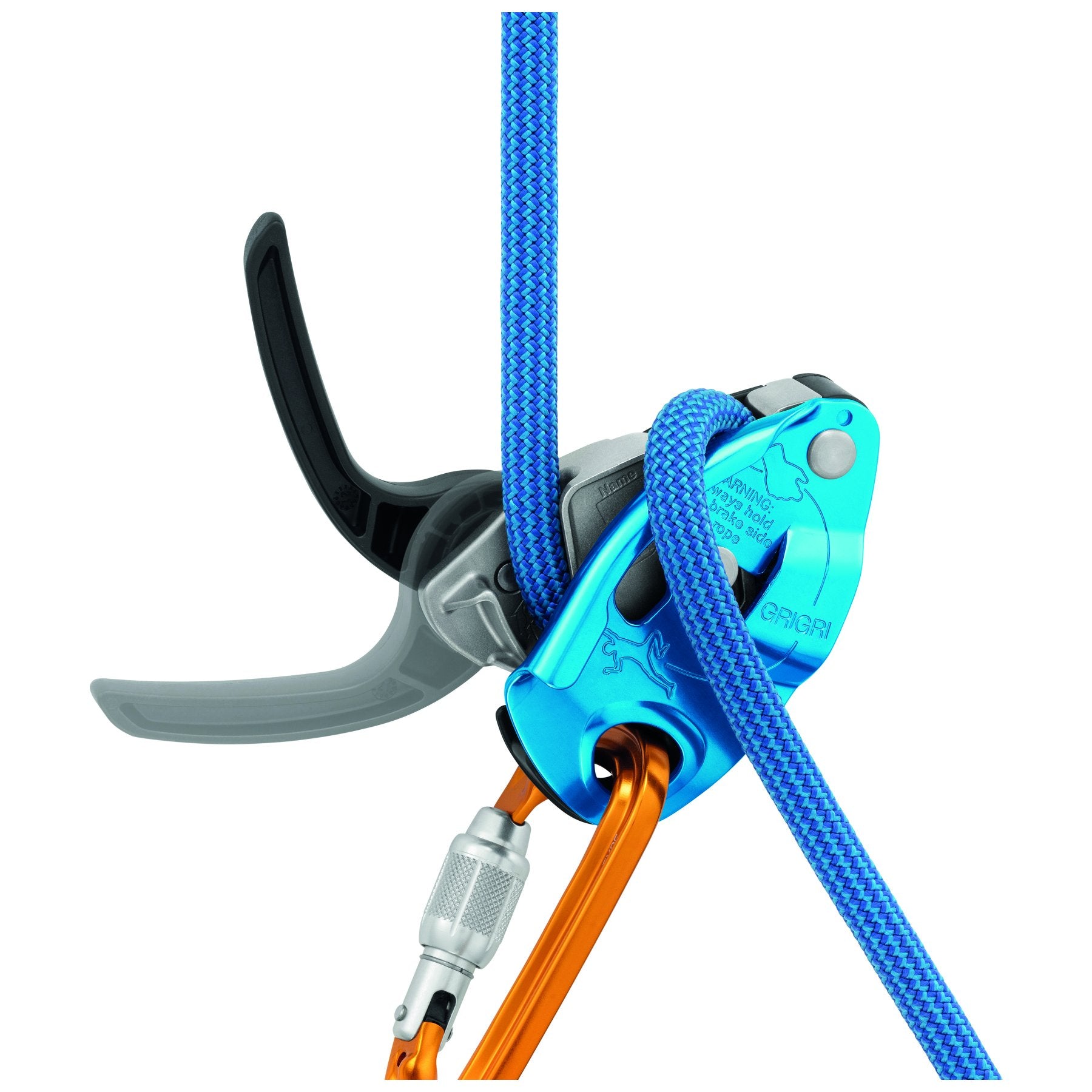 GRIGRI® - bleu, système d'assurage escalade