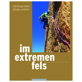 Load image into Gallery viewer, Im Extremen Fels (German), 100 legendary climbing routes in the Alps, guidebook
