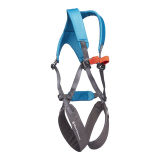Load image into Gallery viewer, Momentum - azul, kid's full body climbing harness
