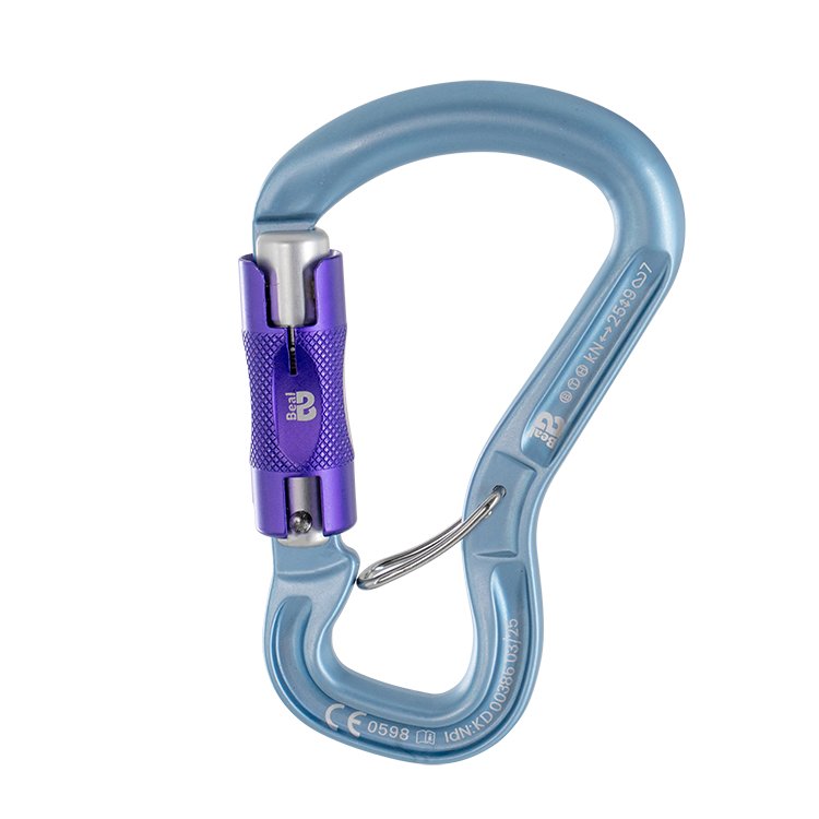 Orient Express Bi Matic - matt blue, belay carabiner