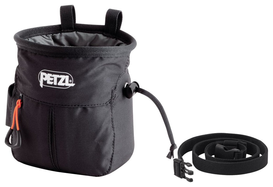 Sakapoche - noir, sac à magnésie avec poche.