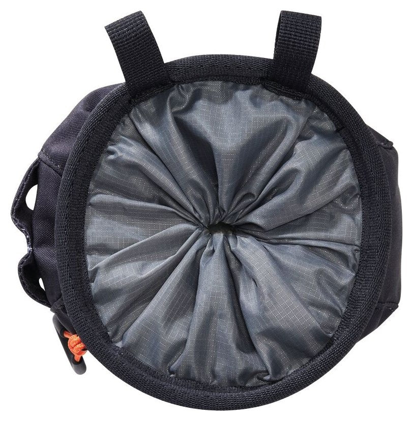 Sakapoche - black dazzle, ergonomic chalk bag with pocket