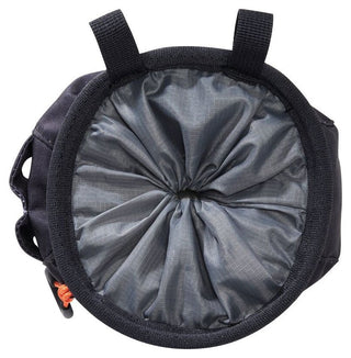 Load image into Gallery viewer, Sakapoche - black dazzle, ergonomic chalk bag with pocket
