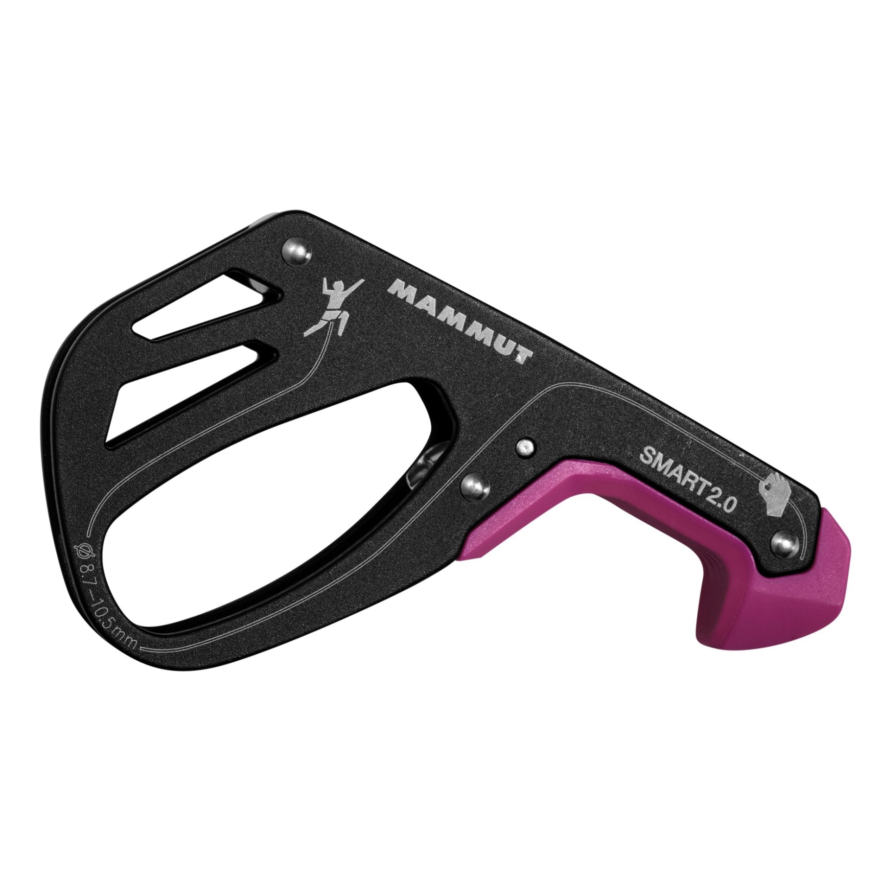 Smart 2.0 - black, belay device