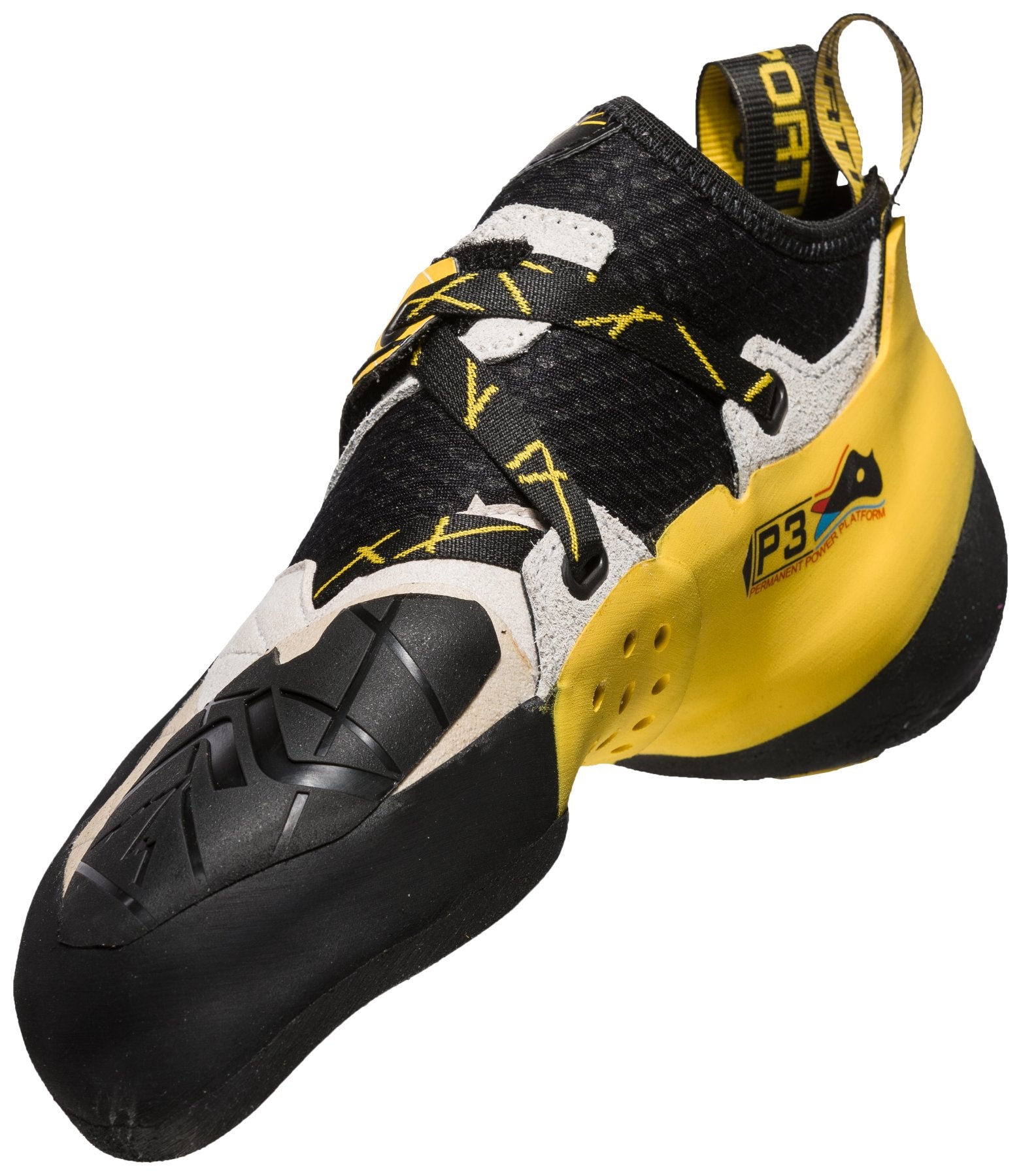 Solution - white/yellow, men's climbing shoes