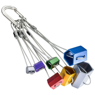 Load image into Gallery viewer, Wired Hexentric #4-10, climbing hexes set
