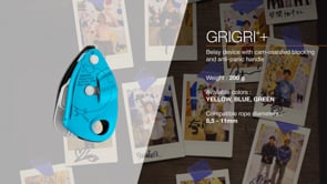Charger et lire la vidéo dans la visionneuse de la Galerie, GriGri+ - vert, assureur avec blocage assisté
