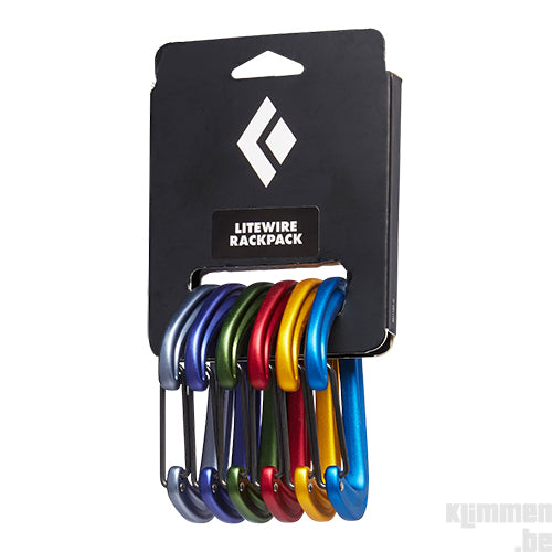 LiteWire Rackpack, gekleurde karabiners