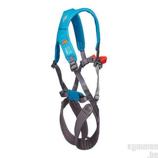 Load image into Gallery viewer, Momentum - azul, kid&#39;s full body climbing harness
