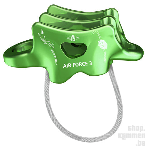 Air Force 3 - green, belay device