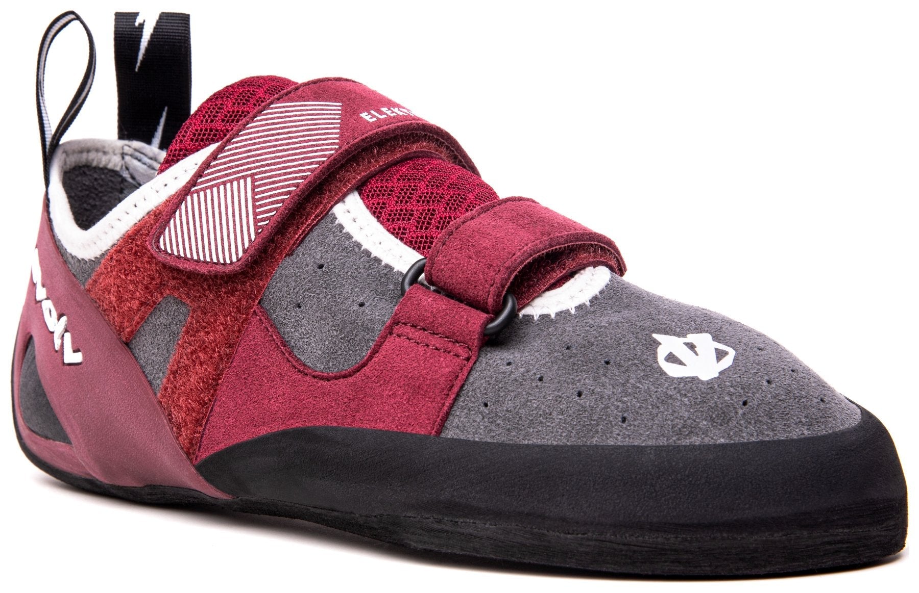 Elektra - Grey-Merlot, climbing shoes