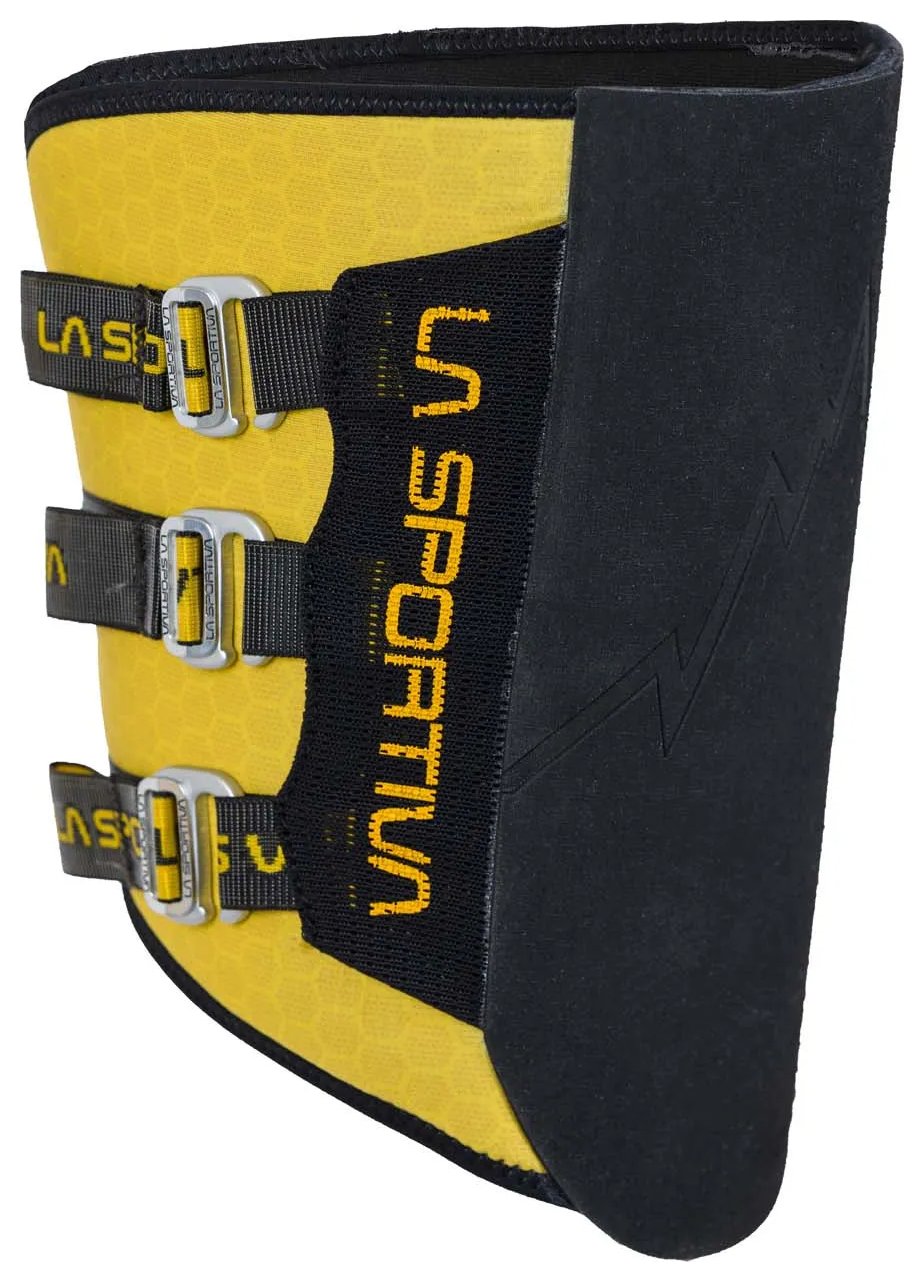 Laspo Knee Pad - noir/jaune, genouillère escalade