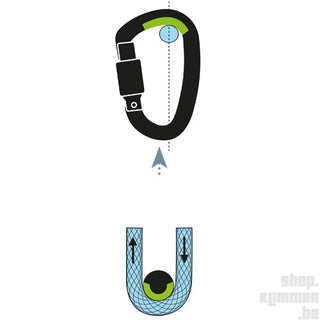 Load image into Gallery viewer, Be One Screw - fuchsia, locking carabiner
