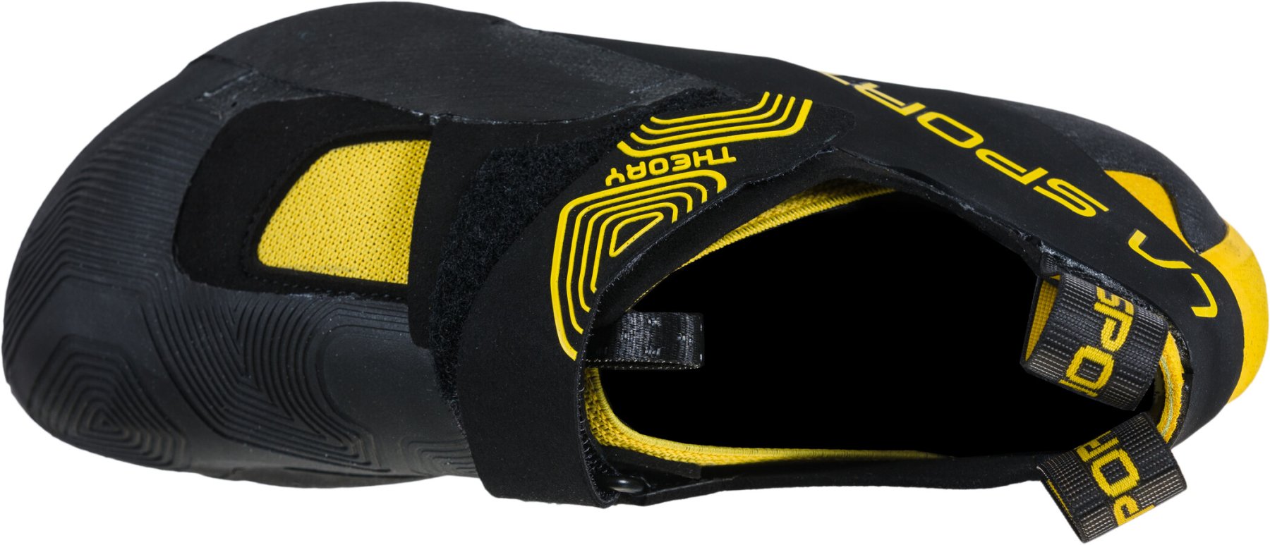 Theory - black/yellow, men's climbing shoes