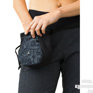 Load image into Gallery viewer, Large - black mosaic, women&#39;s chalk bag
