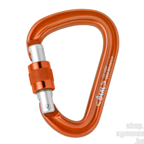 Be Safe - orange, HMS carabiner