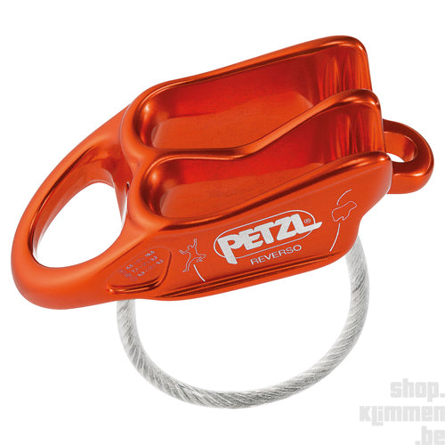 Reverso - red/orange, belay device