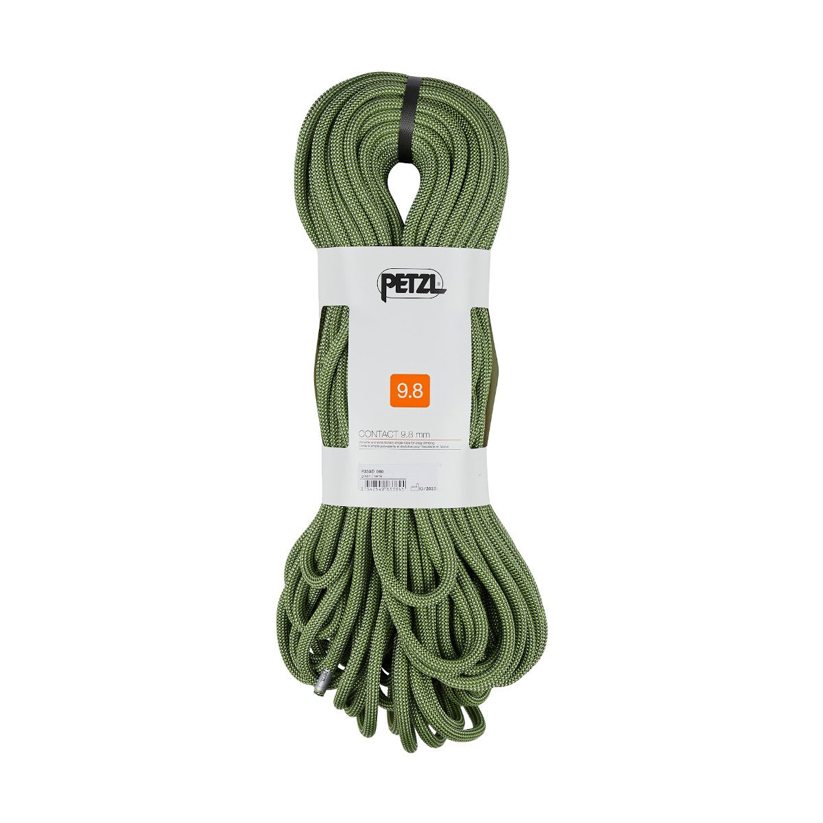 Contact (9.8mm, 70m) - green, climbing rope